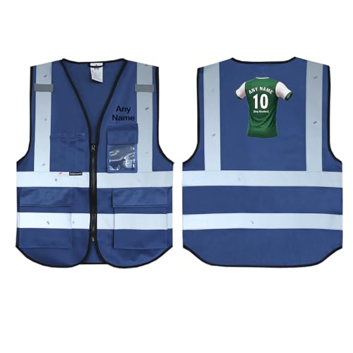 Gilet de sécurité haute visibilité Édimbourg vert et blanc Leith EH7