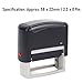 WALFRONT Stamper for Office, Automatic Stamper Office School Home, Customizable Approved Canceled Completed Confidential Stamps, Red Pad Pre Installed Ink