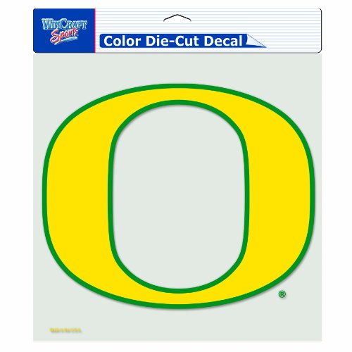 NCAA Oregon Ducks 8-by-8 Inch Diecut Colored Decal