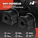 A-Premium 2 x Rear Sway Bar Bushing Kit, Compatible with Jeep Compass 2007-2009, Patriot 2007-2009 & Dodge Caliber 2007-2009 & Chrysler Sebring 2010