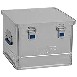 ALUTEC MÜNCHEN Transportkiste Office 50 - Aluminium Büro Box 50 Liter mit Deckel verschließbar