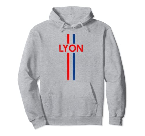 Supporter Lyonnais Foot Ou Habitant Équipe de Lyon Cadeau Sweat à Capuche