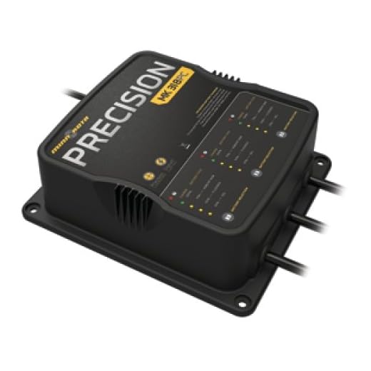 New Precision On-board Digital Battery Chargers minn Kota 1833180 Model MK 318PC Banks 3 Amps per Bank 6 18A 9.25" L x 8.25" W x 3" H