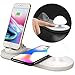 Produktbild SHKY Kabelloses Ladegerät - Pilz-Nachtlicht, 3-in-1-Ladestation, 10W, für iPhone/Micro/Typ-C, (für iPhone XS, XS Max, XR, X, 8/8 Plus & More) - Weiß
