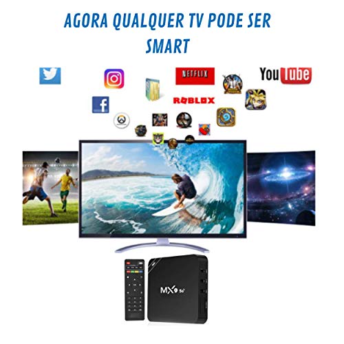 TV Box 4K 4G + 68 G completa acessi youtube netflix facebook e muito mais, Agora sua TV simple vai v