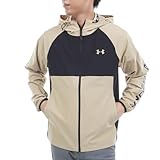 [アンダーアーマー] UA DRIVE WIND FULL-ZIP JACKET 6007926(234) フィールドカーキ ブラック フィールドカーキ M