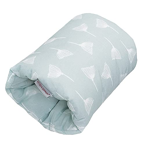 HOBEA-Germany Mini oreillers pour l’Allaitement Coussins d’Allaitement pour déplacements en différents modèles, Maquette: Pissenlit Vert Pastel Cover