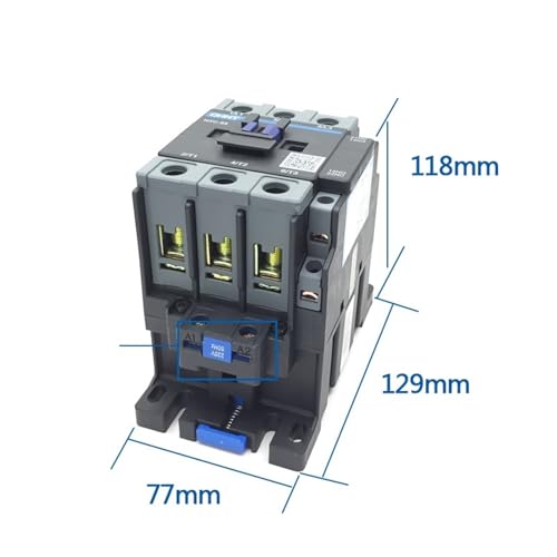 Contacteur triphasé 65A NXC-65 inverseur moteur 220V 380V commande rail DIN - 3