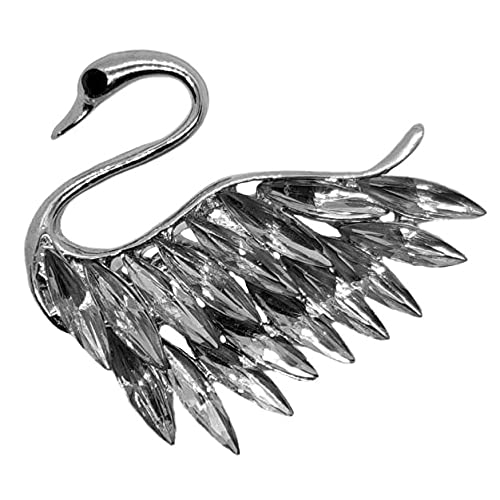FURE Graceful Swan Metal Brooch (Black) for Men & Women (B097KMKMSP) Amazon Price History, Amazon Price Tracker