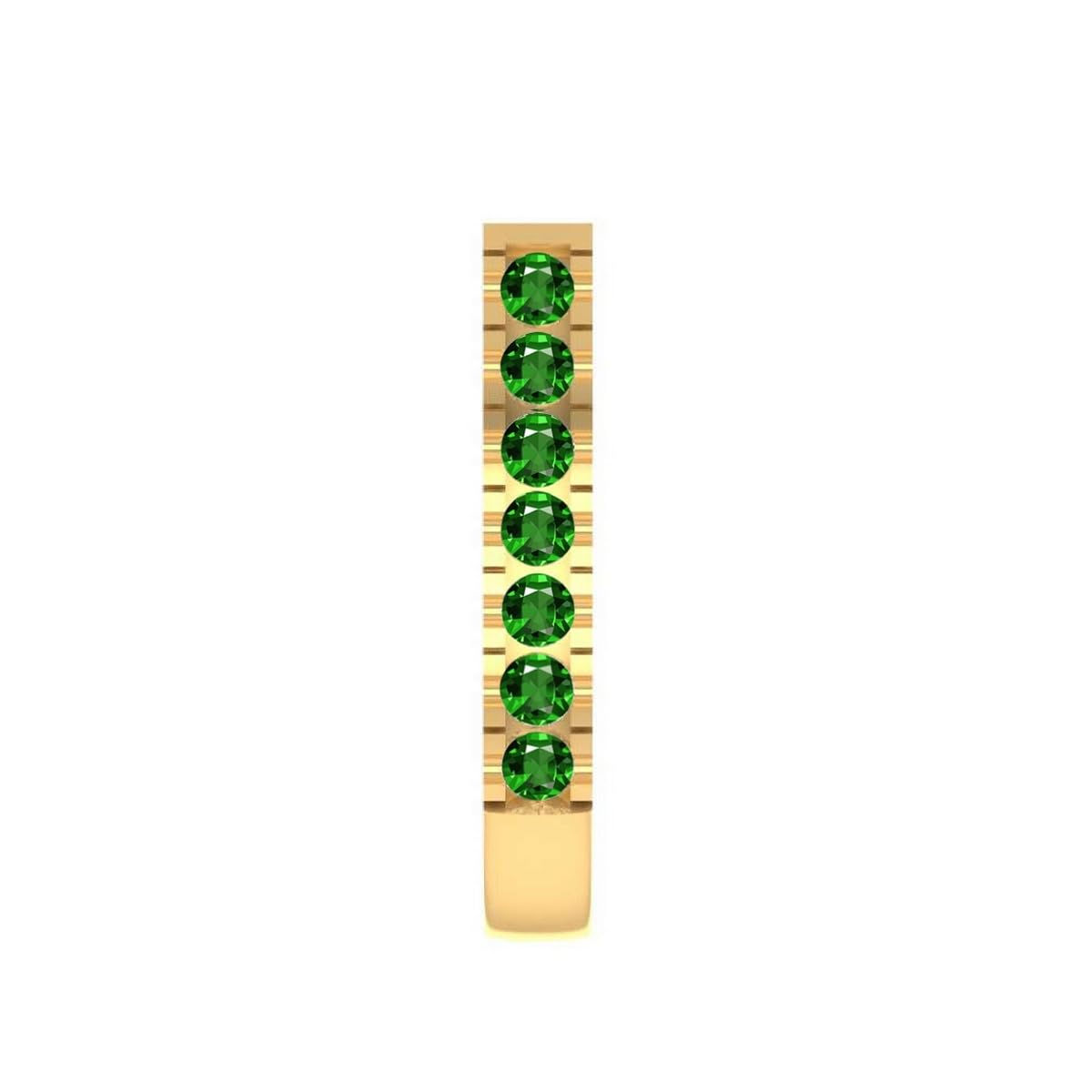 VAMA Green Stone Clip On Golden Nose Ring Without Piercing Pressing Nose Pin Stud for Women (B07P6XTWFH) Amazon Price History, Amazon Price Tracker