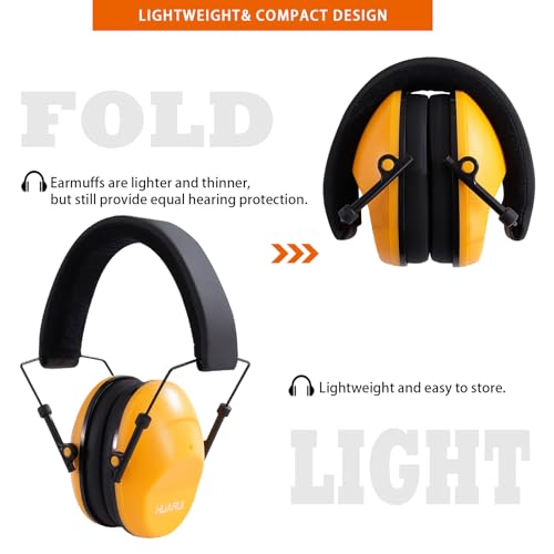 HUARUI Ear Protection noise cancelling headphones For Adults, Children, Sensory Autism Hearing Protection Safety Earmuffs - Image 3