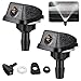 2 Pack Front Windshield Washer Nozzles, Automotive Front Windshield Spray Nozzles 360° Adjustable Fan-shaped Wiper Spray Washer Jet 0.31