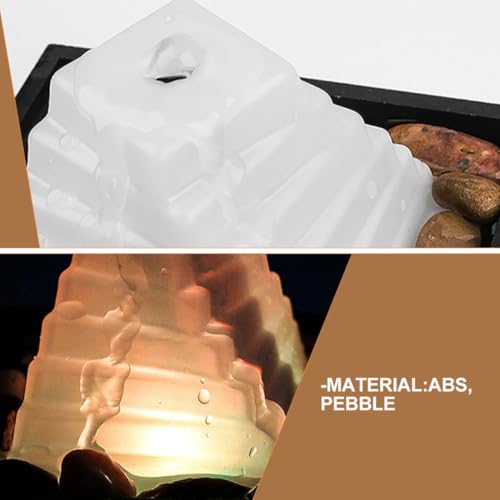 Fuente de mesa zen CRAFTHROU con cascada e iluminación LED para relajación 4
