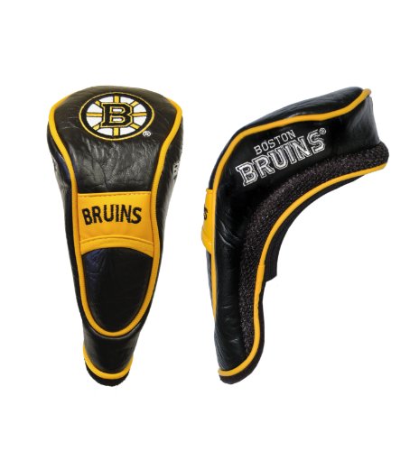 Team Golf NHL Boston Bruins Hybrid Head Cover Hybrid Golf Club Headcover, Hook-and-Loop Closure, Velour lined for Extra Club Protection