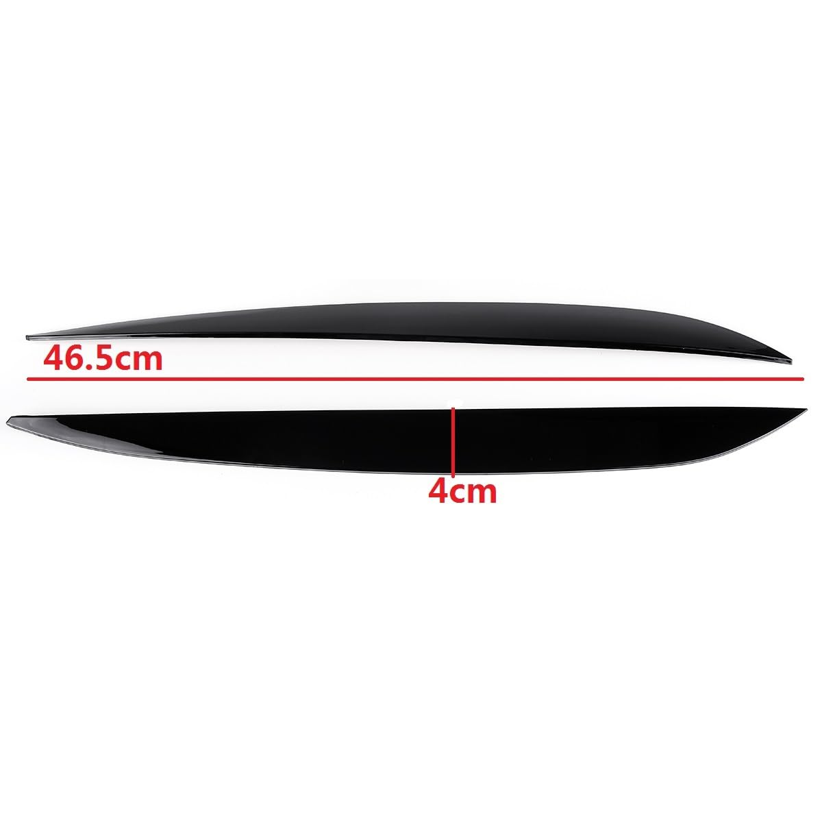 Para VW Para Touareg 2010 2011 2012 2013-2018 Párpado Frontal Cubierta Faros Pegatina Cejas Faro Accesorios Para Coche Ajuste cubierta párpado ceja faro(Aspecto de fibra de carbono)