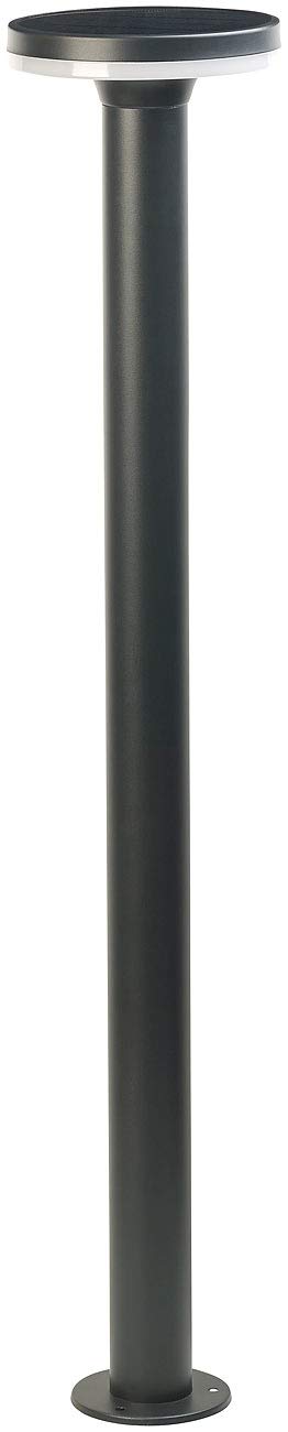 Lunartec Wegleuchte: LED-Solar-Wegeleuchte SWL-600, PIR-Sensor, Nachtlicht, 600 Lumen (Sockelleuchte, Garten-Solarleuchten LED, Laterne)