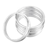 uxcell ハブリング ホイールハブリング54.1-59.1mm アルミ製 4個セット