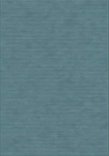 VERBATEX Alfombra PIE DE Cama Medida 80x125 cm Azul Modelo FARASHE-480