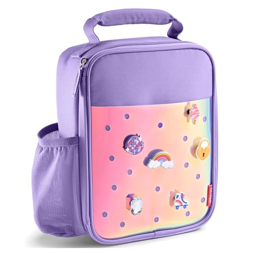 Fit & Fresh Customizable Kids Lunch Box for Girls - 6 Cute Charms Included