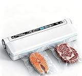 Vacuum Sealer Machine, Meat Vacuum Sealer for Food with Multiple Modes for Dry & Moist Food, Compact Vacuum Sealing System