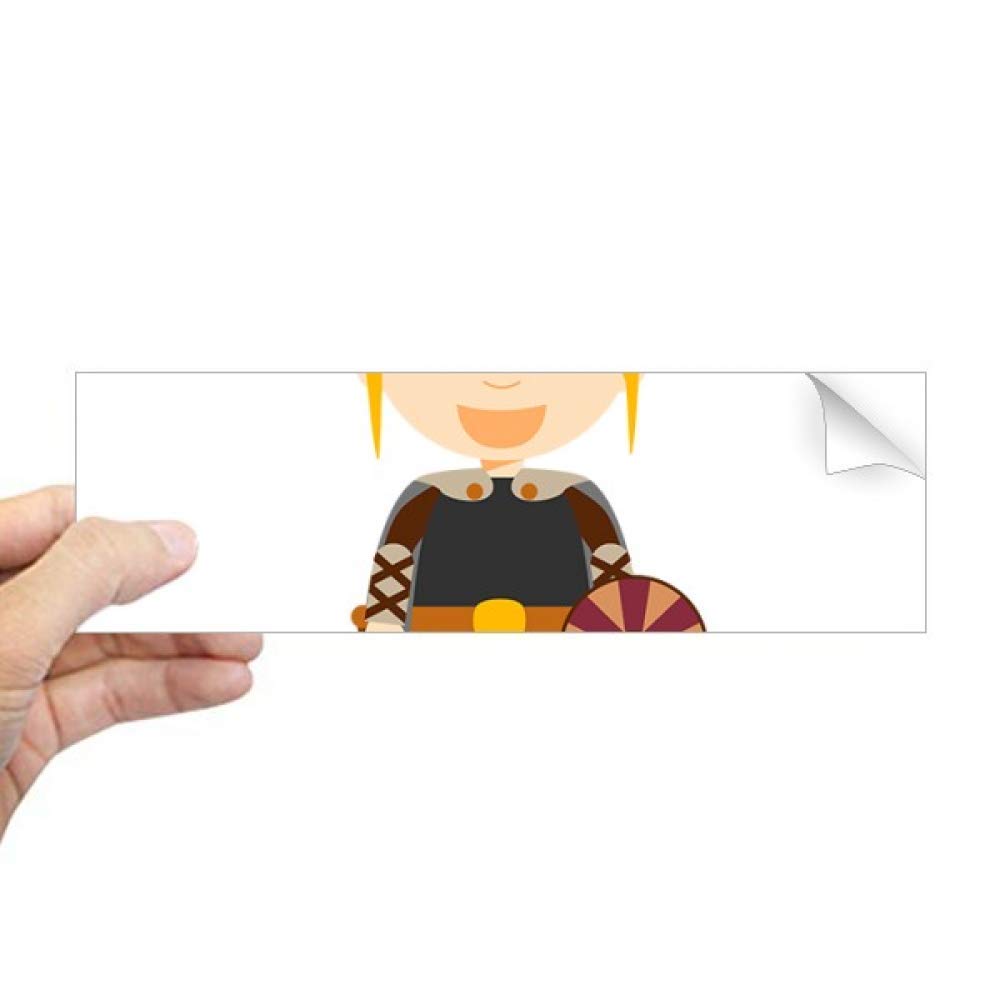Calcomanía de Suecia vikinga tipo pegatina rectangular para cristal de coche 4