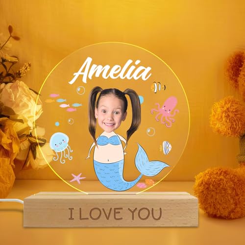Lámpara de Mesa Nocturna Acrílica Personalizada miniatura 1