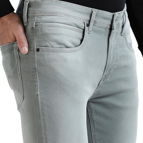 Image of Pepe Jeans Men's Regular Fit Jeans | Mid Rise | Chinox | Jeans for Man