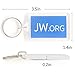 TONOS JW.org No Blood Keychains – 10 Pack Double-Sided Rectangle Key Chain Accessories for Jehovah’s Witnesses. Jw.org No Blood Double Sided Key Chain Jehovah's Witnesses Accessory