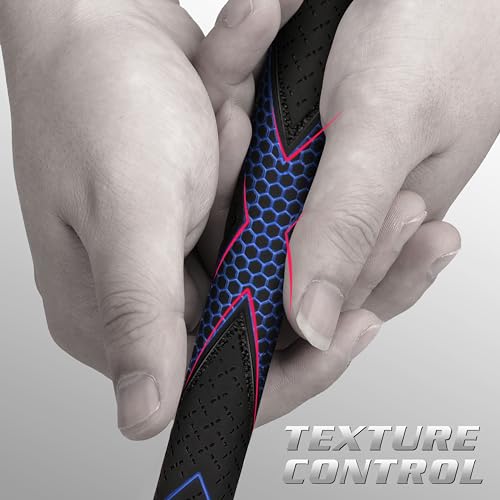 CHAMPKEY Premium Rubber Golf Grips 13 Pack | High Traction and Feedback Rubber Golf Club Grips | Choose Between 13 Grips with 15 Tapse and 13 Grips with All Kits(Black/Blue(All Kits),Midsize) by CHAMPKEY - Image 3