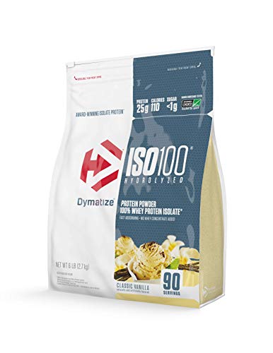 Iso 100 Hydrolyzed (6lbs / 2.7kg) - Dymatize Nutrition (Classic Baunilha)
