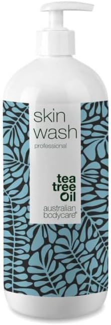 Australian Bodycare Skin Wash Professional 1000 ml | Tea Tree Oil Body Wash for the Skin | Relieves Spots and Pimples, Acne, Body Odor & smelly feet | Effective after shaving and waxing