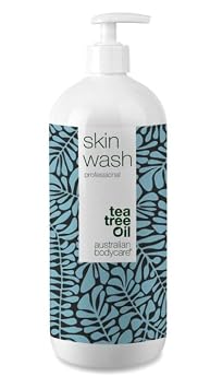 Australian Bodycare Tea Tree Oil Shower Gel Professional 1000 ml - For Soft Blemished Skin Pimples - Ideal for Hair Removal with Wax / Shaving