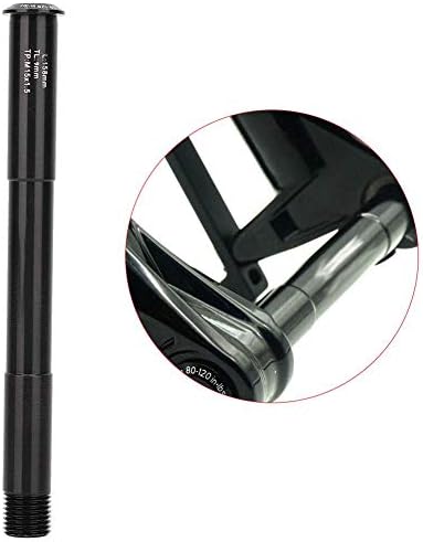 Nikou Thru axle,15mm x 158mm Quick Release Bicycle Aluminum Alloy high strength Front Fork Thru Axle Skewer for R-ockshox