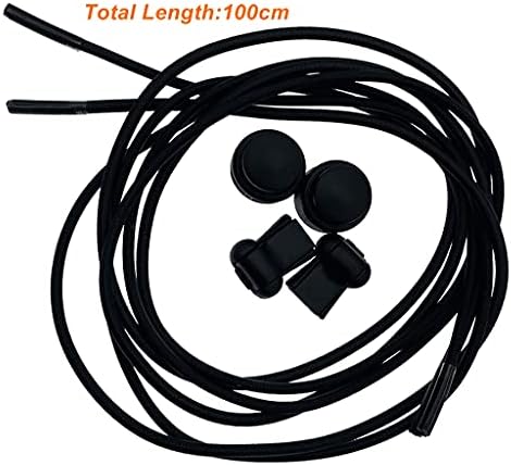 Sukmax Elastic No Tie Laces,100cm Elastic Shoe Laces No Tie Elastic Lock Shoelaces for Kids,Adults,Runners,Disabled