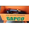 1 GAPCO ZAPAK GP97A Battery Powered Automatic 5/8 PET & PP Combination Strapping Tool + 1 Embossed Polyester Strapping Coil 5/8 x .035 x 4000'