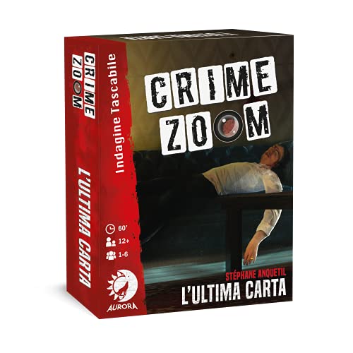 Asmodee Italia - Crime Zoom - Jeu de Cartes - Investigation - Édition en Italie - 8150