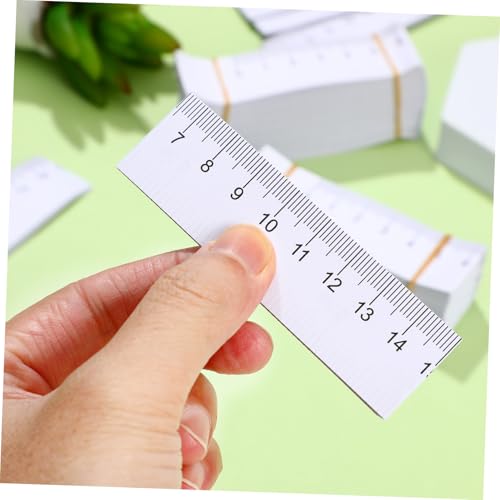 jojofuny 100 Stück Papier Maßband 1M - Beidseitiges Papier Messwerkzeug für Medizin & Schneiderei - Flexibles Maßband zur Wundvermessung & Körpermetrik