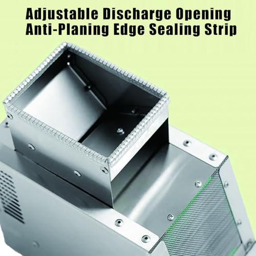 Machine de vannage des grains en acier inoxydable à vitesse réglable