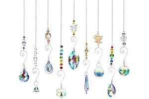Captivating Crystal Suncatchers: A Kaleidoscope of Brilliance for Your Abode