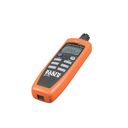Klein Tools ET110 CO Meter, Carbon Monoxide Tester and Detector with Exposure Limit