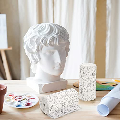 image for Lawei 8 Pack Plaster Cloth Rolls - Plaster Strip Gauze Bandages for Pr