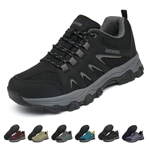 Geweo Hiking Shoes Men Women Waterproof Walking Shoes Non-Slip Breathable Men’s Trekking & Hiking Footwear for Trekking…