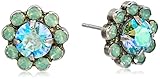 Sorrelli Best Bud Stud Earrings, Blue-Green, 0.5