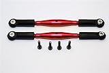 axial yeti xl tires Marca : GPM GPM Axial Yeti XL Monster Buggy Aggiornamento Parti Aluminium Steering Rod with Plastic Ends - 1Pr Set Red