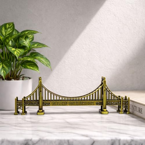 Figura Puente Golden Gate Modelo Metal 9.8 pulgadas miniatura 3
