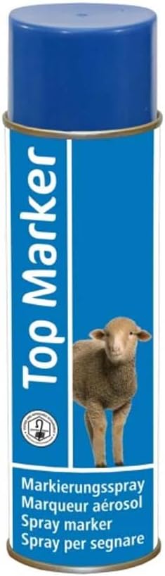 OVI Sheep Ewe Ram Lamb Spray On Aerosol Blue Marking Paint Wool 500ml