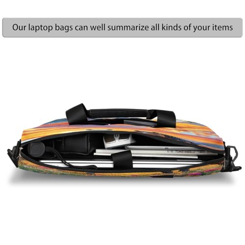 Bolso para portátil con estampado Sunset Mountain 13-16 pulg miniatura 4