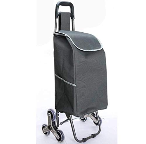 Einkaufstrolley auf Rädern, faltbar, kompakt, mit abnehmbarer Tasche, wasserdicht, strapazierfähig, extra große…