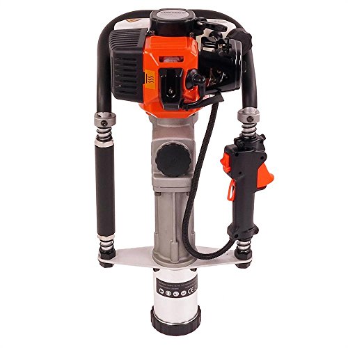 Battipalo a scoppio post-driver 32,7 cc FUXTEC FX-PR165 motore a 2 tempi con due adattatori 20-45 mm e 46-80 mm per pali in legno, metallo e truciolati - 3