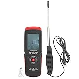 Jeanoko Digital Anemometer Handheld GT8911, LCD Wind Speed Volume Meter, Precise Sensitive Hotwire Thermal Anemometer Probe